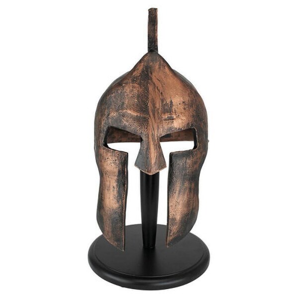 Greek Spartan Helmet Sculpture Miltary Warrior Statue artwork